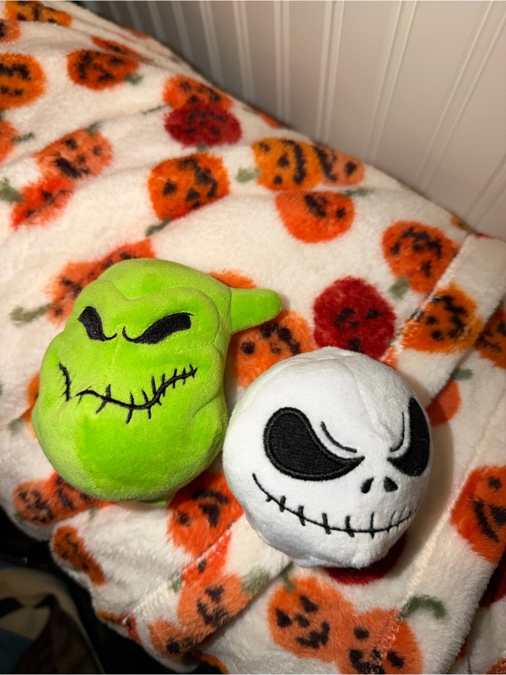 Disney Plushies - Jack Skellington & Oogie Boogie